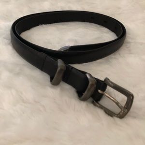 The Limited Italian Genuine Leather Black Belt Large